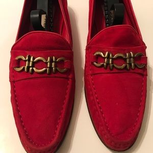 Nordstrom Red Felize Loafer 7-1/2